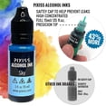 thumbnail image 4 of Pixiss Blue Alcohol Inks Set, 5 Shades of Highly Saturated Blue Alcohol Ink, for Resin Petri Dishes, Alcohol Ink Paper, Tumblers, Coasters, Resin Dye, 4 of 7