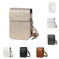 thumbnail image 4 of Maoww Retro Style PU Leather Travel Case Protector Replacement for Mini Liplay Camera with Shoulder Strap,White 1, 4 of 9