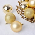 thumbnail image 5 of CHGBMOK 24Pcs Christmas Balls Ornaments for Xmas Tree Shatterproof Christmas Tree Decorations Hanging Ball Gold 6cm/2.36in x 24 Pack, 5 of 9