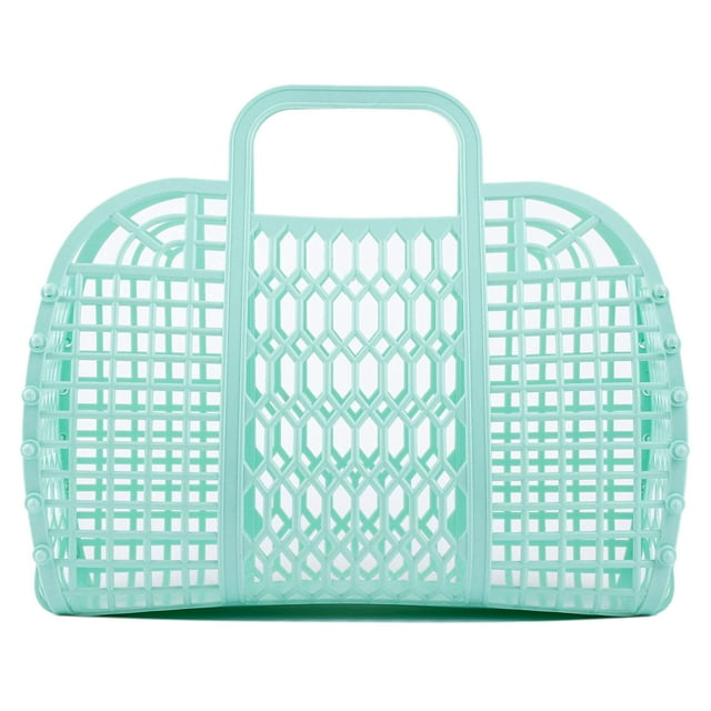 Bolsa de Playa BABANA Jelly para Mujer, Gran Tote, Color Menta
