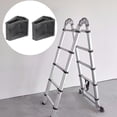 thumbnail image 4 of ifundom 2Pcs Ladder Feet Protective Covers Black Thick Non- Sound Insulation Pads Safety Accessories, 4 of 7