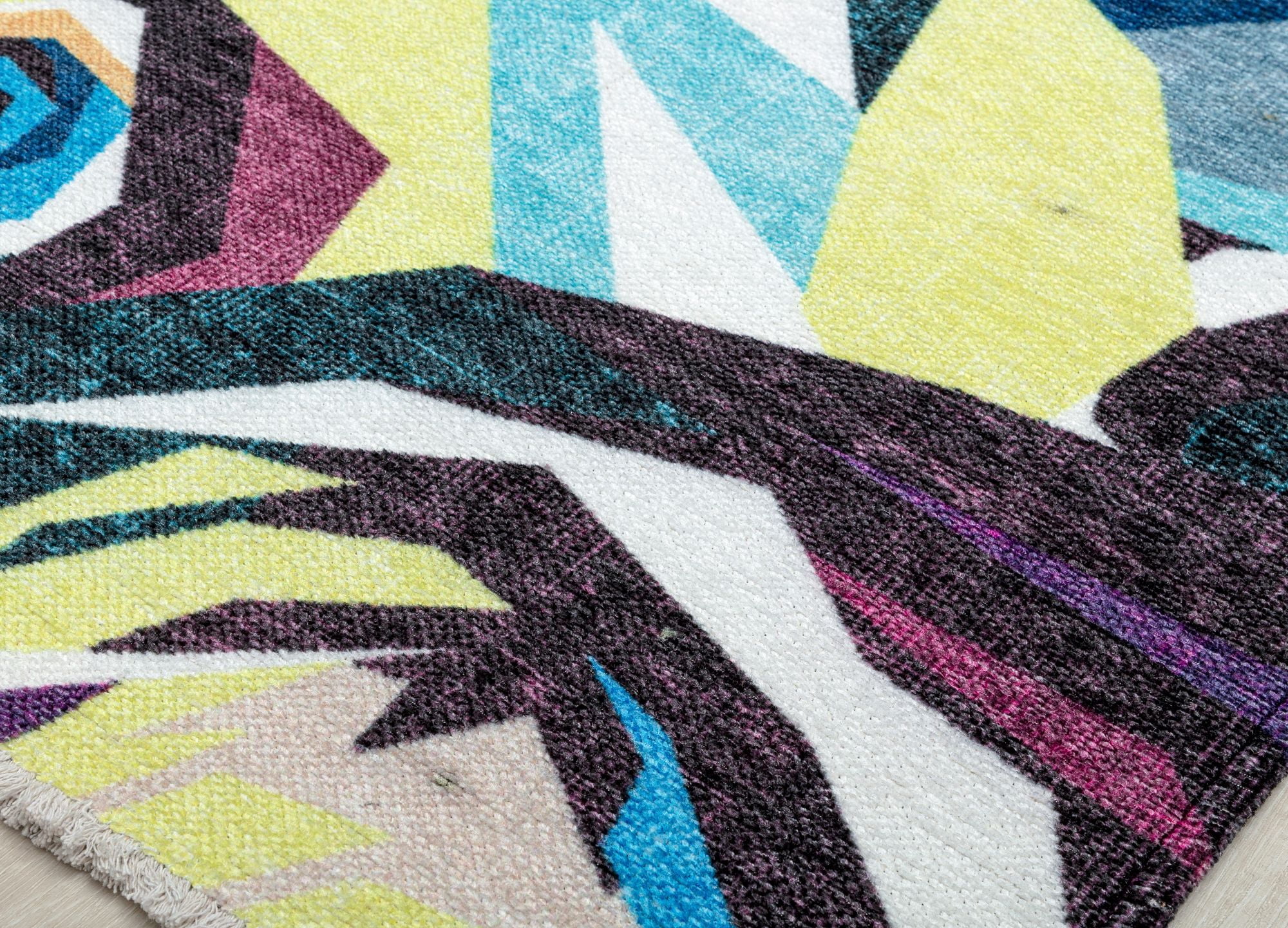 Elizabeth Sutton MI20B Every Rose Abstract/Floral Modern Black Area Rug, 7'10"X10'0"