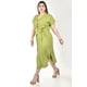 thumbnail image 2 of Vestido camisero de lino Roman Fashion /Tallas Extras 2107 (Pistache) verde claro 42, 2 of 6
