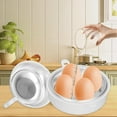 thumbnail image 4 of Clearance Cooking Utensils under $5,Egg Cooker Chicken Shaped Microwave Eggs Boiler Time Saving Rapid Creative Boiled 4 Eggs Capacity Cookers Kitchen Maker Tray Steamer Quick Breakfast Gadgets, 4 of 9