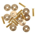 thumbnail image 5 of ROSENICE 20Pcs Golden Round Metal Screw Cap Pin Backs for Badge Fixation and Sturdy Hold in Crafting Supplies, 5 of 7