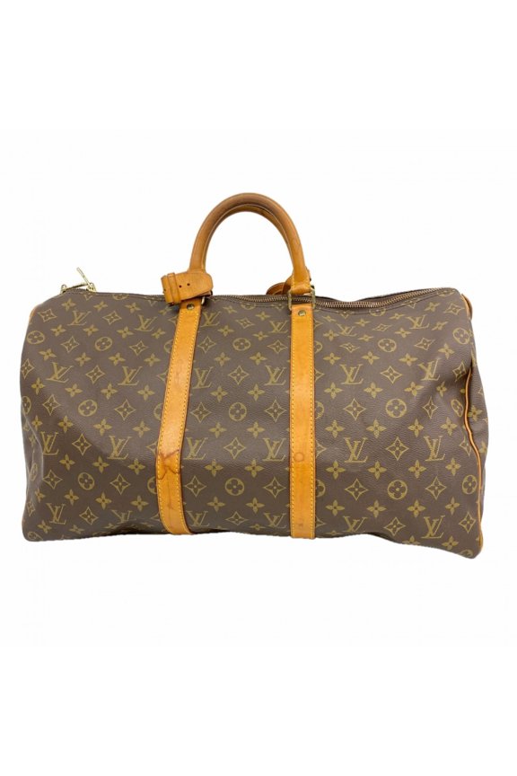 Pre-Owned Louis Vuitton Bags - Boston Monogram Keepall 50 M41426 Brown Men's & Women's