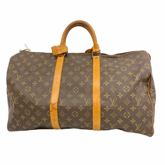Pre-Owned Louis Vuitton Bags - Boston Monogram Keepall 50 M41426 Brown Men's & Women's