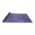 thumbnail image 2 of Ahgly Company Indoor Rectangle Abstract Blue Modern Area Rugs, 7' x 10', 2 of 4