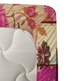 thumbnail image 3 of Ambesonne Vintage Fitted & Top Sheet Set with Shams, Roses on Wood Backdrop, Pink Orange, 3 of 4