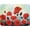 Oil Red Poppy, variant on Red Watercolor Flower Dish Drying Mat for Kitchen Counter 18 x 24 Inch - Poppy Absorbent Reversible Microfiber Dish Mat, Heat Resistant Drying Pad Dish Drainer Mats for Countertop