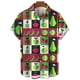 thumbnail image 4 of Camisas hawaianas con estampado de frutas a la moda para hombre, camisa informal de manga corta con estampado 3D de talla grande para hombre, camisa hawaiana de playa de verano, 4 of 4