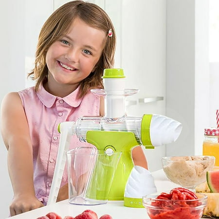 

Hesxuno kitchen or restaurant hand-cranked reamer children鈥檚 juicer ice cream machine on Clearance