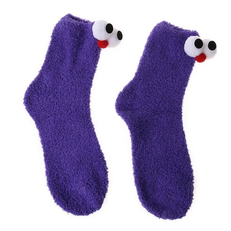 

Women s Winter Warm Thermal Short Socks For Girls Coral Fleece Fluffy Sleep Sock