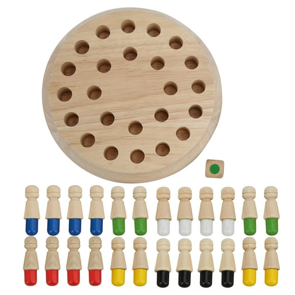 Wooden Memory Chess, Durable Block Board Wooden Memory Games Parent-Child Interaction Toy Wooden Stick Chess For School For Child
