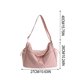 thumbnail image 3 of Women's Solid Color Crossbody Bag Commute Shoulder Bag Multi-Pocket Lightweight Casual Large Capacity Versatile Nylon Bag, 3 of 6