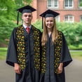 thumbnail image 7 of Fotbe Bees and Sunflowers Printed Class of 2024 Graduation Stole, 7 of 7