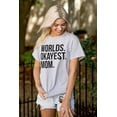 thumbnail image 4 of Worlds Okayest Mom Mothers Day Mama Women's Plus Size Graphic Tee Brisco Brands 4X, 4 of 5