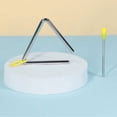thumbnail image 3 of Alloy Triangular Percussion Instrument Triangle Musical Instrument for Learning, 3 of 17