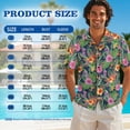thumbnail image 6 of Xixirimido Tropical Hibiscus Hydrangea Leaf Print Matching Couple Outfits Men’s Button-down Hawaiian Shirt Women Sleeveless Midi Dress with Pocket Couples Matched Summer Outfits, Size S, 6 of 7