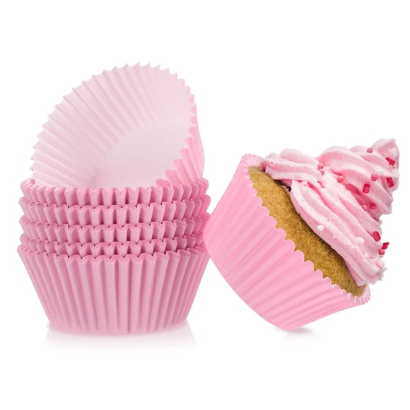 Papelitos para Hornear TRUSBER Rosados 100 Piezas Antiadherentes 5 cm