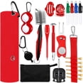 thumbnail image 1 of Kit de limpieza para palos de golf Syhood, 21 unidades con toalla y afilador de ranuras, 1 of 7