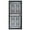 Black, variant on Grisham Deluxe Steel Security Door, 36 X 80" Iron Security Storm Door Conveys，white
