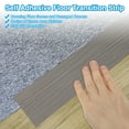 thumbnail image 4 of Tira de Transición de Piso Autoadhesiva Uxcell 6.6' x 3" Madera Gris de Vinilo, 4 of 7