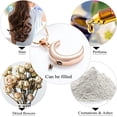 thumbnail image 4 of Moon Urn Necklace 316L Stainless Steel Memorial Lockets - Fill kit, 4 of 6