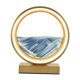 thumbnail image 5 of Lámpara de mesa de arenas movedizas, cuadro artístico de arenas móviles dinámicas, reloj de arena redondo, paisaje de arena Azul dorado, 5 of 9