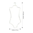 thumbnail image 2 of Percha de alambre de metal para trajes de baño, percha para exhibición de trajes de baño, percha para lencería, percha para bikini, 2 of 6