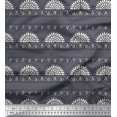 thumbnail image 1 of Soimoi Rayon Fabric Leaves,Floral & Paisley Block Decor Fabric Printed Yard 42 Inch Wide, 1 of 3