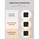 thumbnail image 5 of Lámpara de noche blanca (redonda) - Luces de noche Lámpara de pared LED Lámpara de interior de hotel Lámpara de pared de pasillo con interruptor Negro 9W 3000K luz cálida, 5 of 5
