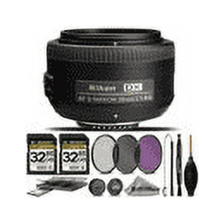 Nikon AF-S DX NIKKOR 35mm f/1.8G Lens For D3000, D3100, D3200 ...