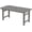 Gray-1 Table, variant on MUCHENGHY Heavy Duty HDPE Outdoor Dining Table for 6, Weatherproof Patio Rectangle Table with Umbrella Hole, Fade Resistant, Gray