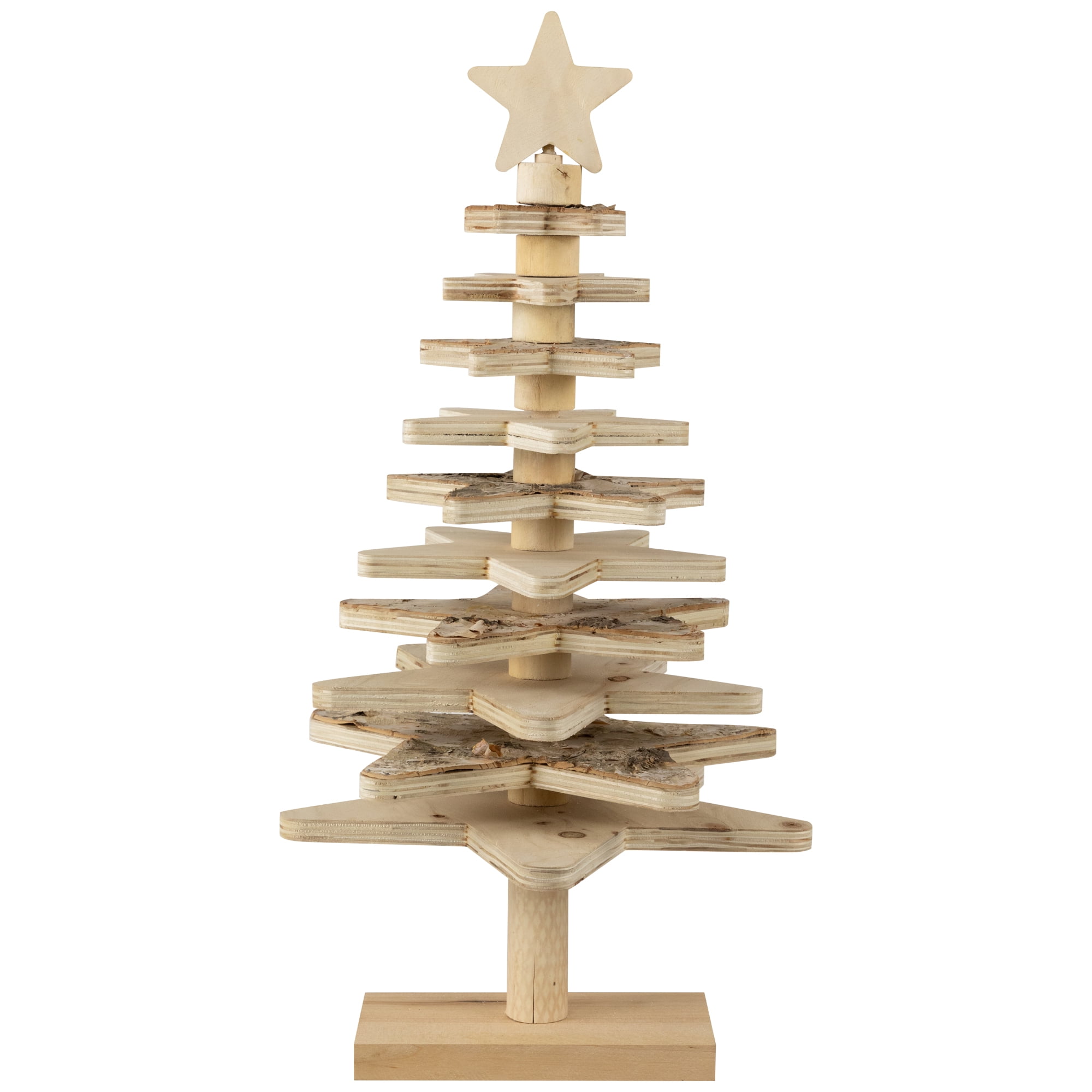 Northlight Star Cut-Outs Wooden Tree Christmas Decoration - 20.5