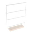 thumbnail image 4 of Xuanheng Earring Storage Display Rack 3 layer Jewelry Towel Hanging Earrings Saving space White, 4 of 8