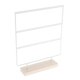 thumbnail image 4 of Organizador de pendientes de joyería de 3 capas para colgar pendientes de mesa para baño Blanco, 4 of 9