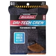 thumbnail image 2 of (2 pack) Genuine Dickies Men's Dri-Tech Crew Socks, 6-Pack, 2 of 8