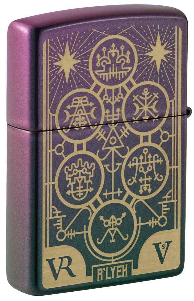 Zippo Evil Design Iridescent Pocket Lighter