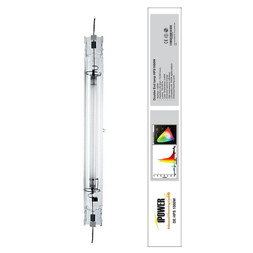 iPower 1000 Watt Double Ended Enhanced Performance High Pressure Sodium
