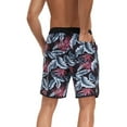 thumbnail image 3 of Ceisia Men's Spring Summer Printed Multi-Pocket Gift Elastic Waist Drawstring Swimming Trunks - Lightweight Beach Casual Shor ts, 3 of 6