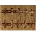 thumbnail image 1 of Ahgly Company Indoor Rectangle Oriental Brown Modern Area Rugs, 5' x 8', 1 of 4