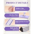 thumbnail image 3 of Snap Grip Mini Mop - Cloth Changing Mini Mop + Magic Cleaning Cloth*6, Automatic Gripping or Releasing, 360° Rotating Head & Universal Compatibility,Wet/Dry Use for Multi Cleaning(45.2in), 3 of 6