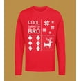 thumbnail image 5 of Old Glory Mens Ugly XMAS Sweater Festive Blocks Cool Sweater Bro Long Sleeve T Shirt, 5 of 6