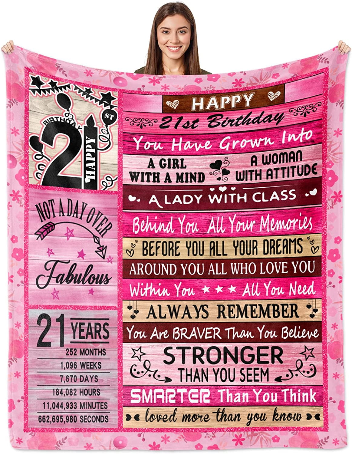 21st Birthday Gifts for Her, Daughter Gifts, Mom Birthday Gifts from