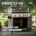 thumbnail image 2 of Weber Genesis II E-435 LP Black, 2 of 19