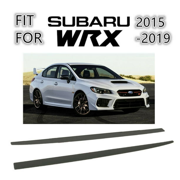 Fits Subaru Impreza Wrx Sti 15 19 Sedan 4 Door Side Skirts Extension Walmart Com
