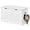 White, variant on COCOKUN Cat Litter Box Enclosure, Hidden Pet Washroom Wooden Litter Cabinet Indoor Cat Litter Box Furniture, Decorative Pet Side Table, Storage Bench for Large Cat Kitty, Espresso