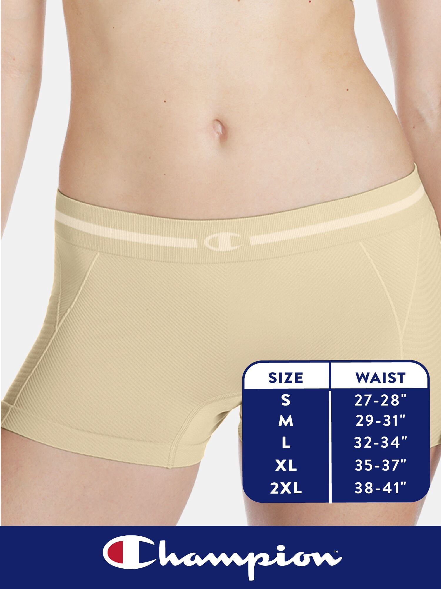 Champion Women's Boyshort Underwear, 3 pack, Sizes S - XXL