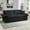 Black Chenille, variant on FFH 2-Seat Sectional Sofa Modular Deep Seat Sofa Couch, 84" Modern Loveseat Sofa for Living Room, Chenille Recliner, Spring Cushions, Solid Wood Frame, Easy Assembly for Small Spaces - Beige